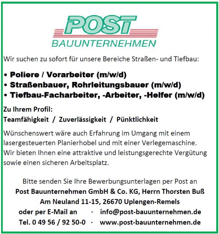 deutsche post eberswalde stellenangebote